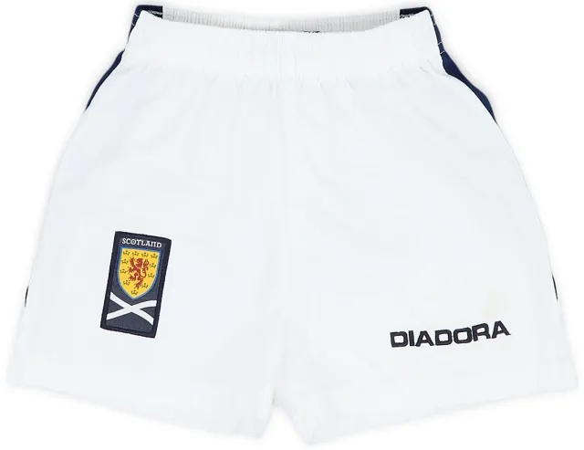 Diadora 2003-05 Scotland Home Shorts - 6/10 - (12-18 Months)