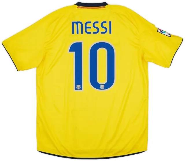 Nike 2008-10 Barcelona Away Shirt Messi #10 - 6/10 - (L)