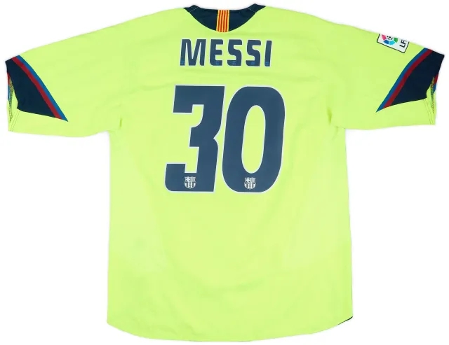 Nike 2005-06 Barcelona Away Shirt Ronaldinho #10 - 6/10 - (XL)