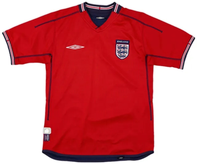Umbro 2002-04 England Away Shirt - 7/10 - (XL.Boys)