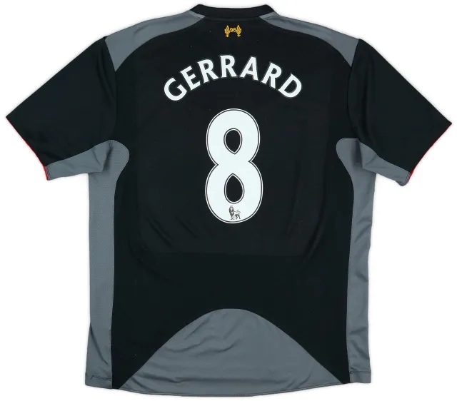 2012-13 Liverpool Away Shirt Gerrard #8 - 6/10 - (XL)