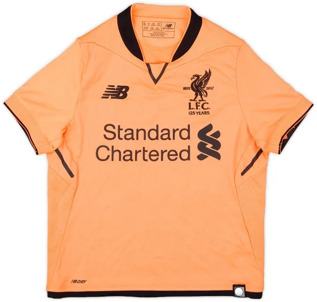 NewBalance 2017-18 Liverpool 125 Years Third Shirt - 7/10 - (S.Boys)