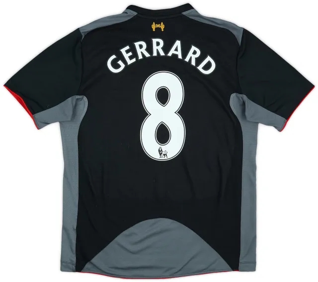 2012-13 Liverpool Away Shirt Gerrard #8 - 6/10 - (M)