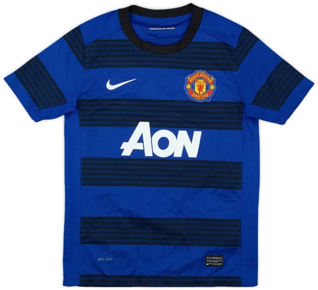Nike 2011-13 Manchester United Away Shirt - 9/10 - (M.Boys)