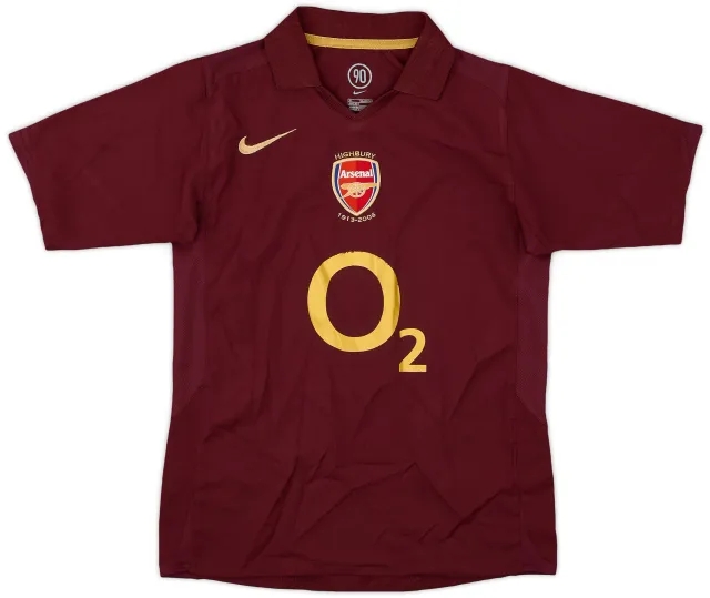 Nike 2005-06 Arsenal Home Shirt - 6/10 - (M.Boys)