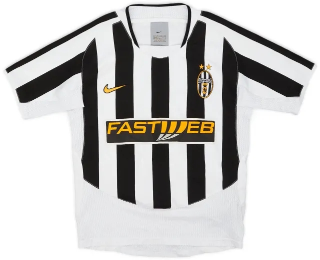 Nike 2003-04 Juventus Home Shirt - 7/10 - (S.Boys)