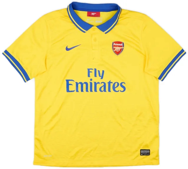 Nike 2013-14 Arsenal Away Shirt - 8/10 - (XL.Boys)