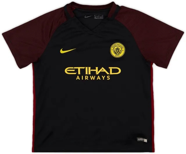 Nike 2016-17 Manchester City Away Shirt - 9/10 - (7-8 Years)