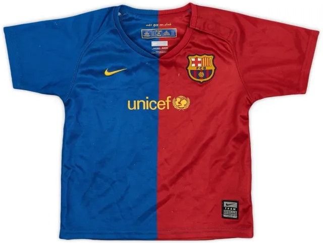 Nike 2008-09 Barcelona Home Shirt - 7/10 - (18-24 Months)