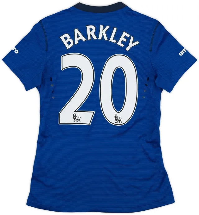Nike 2014-15 Everton Home Shirt Barkley #20 - 9/10 - (Women's S)