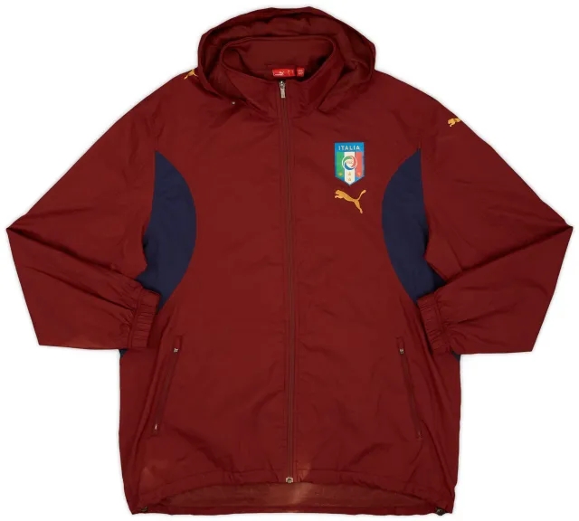 2010-12 Italy Puma Hooded Track Jacket - 7/10 - (L)