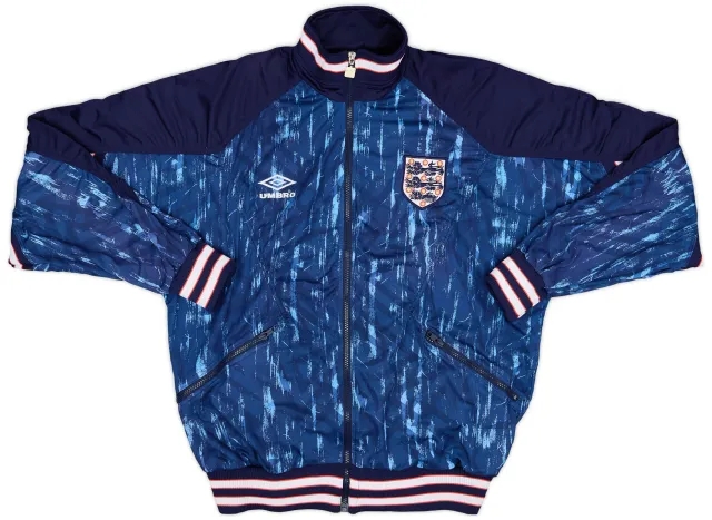 1993-95 England Umbro Track Jacket - 8/10 - (S)