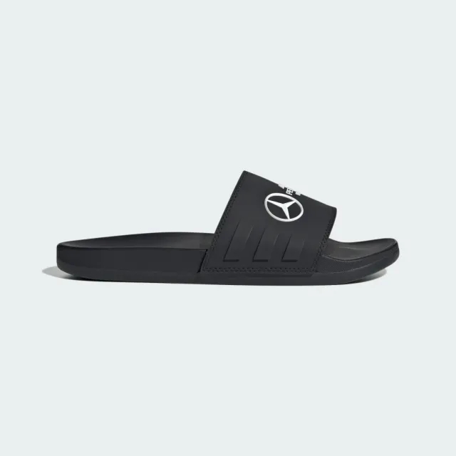 Adidas Performance Mercedes Formula One Adilette Comfort Sliders In Black