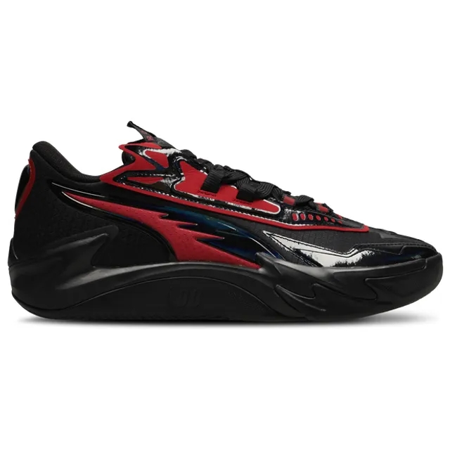 PUMA Scoot Zeros II Scrrrt Basketball Shoes Unisex, Dark Crimson/Black