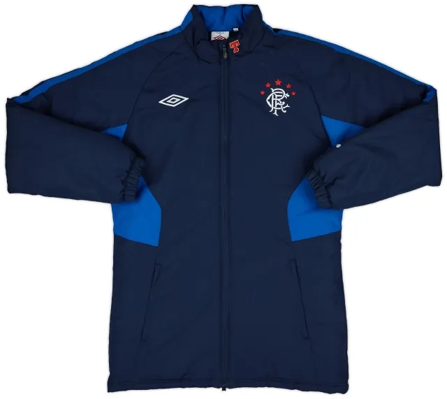 2010-11 Rangers Umbro Padded Bench Coat - 7/10 - (S)