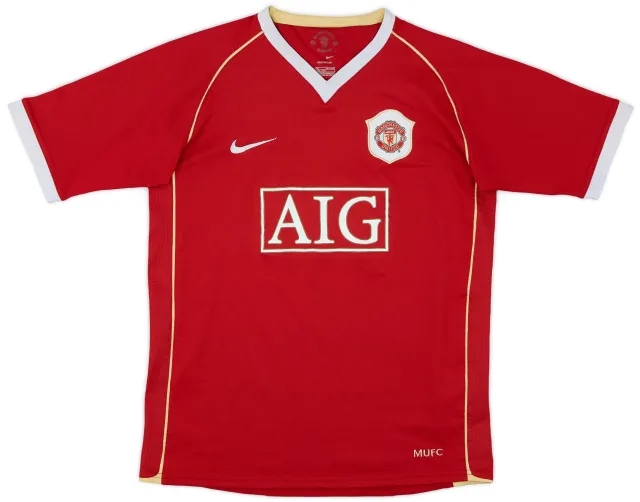 Nike 2006-07 Manchester United Home Shirt - 7/10 - (XL.Boys)
