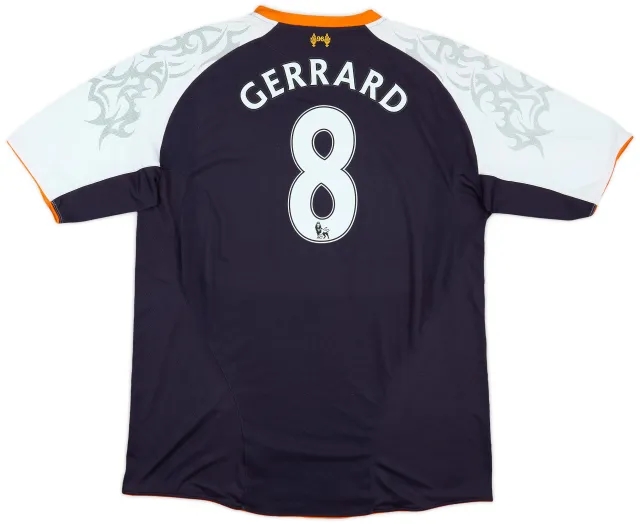 2012-13 Liverpool Third Shirt Gerrard #8 - 6/10 - (3XL)