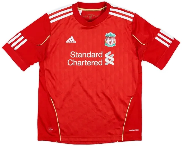 adidas 2010-12 Liverpool Home Shirt - 5/10 - (M.Boys)