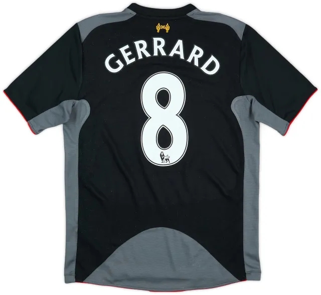 2012-13 Liverpool Away Shirt Gerrard #8 - 5/10 - (S)