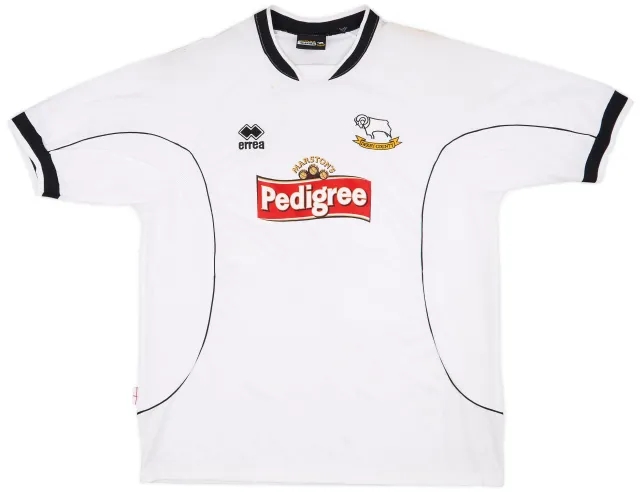 Errea 2003-05 Derby County Home Shirt - 6/10 - (XXL)