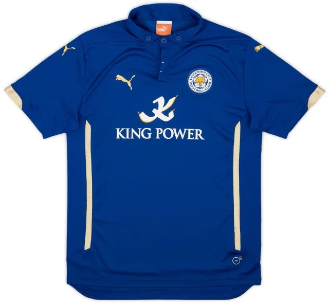 Puma 2014-15 Leicester Home Shirt - 7/10 - (L.Boys)