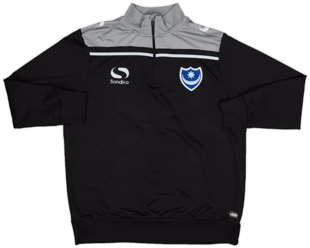 2014-15 Portsmouth Sondico 1/4 Zip Training Top - 8/10 - (S)