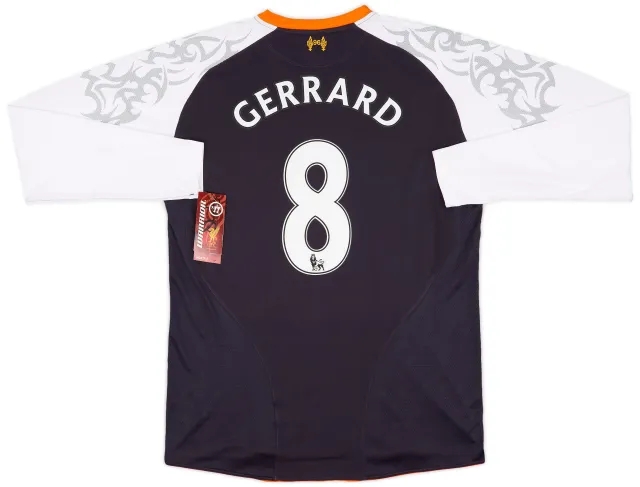 2012-13 Liverpool Third L/S Shirt Gerrard #8 (L)