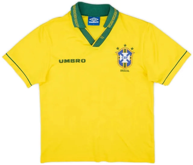 Umbro 1994 Brazil Home Shirt - 9/10 - (Y)