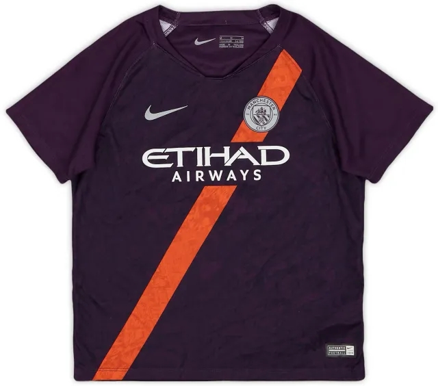 Nike 2018-19 Manchester City Third Shirt - 9/10 - (5-6 Years)