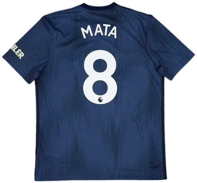 adidas 2018-19 Manchester United Third Shirt Mata #8 - 7/10 - (L)
