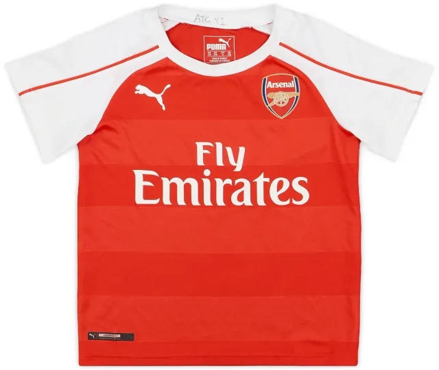Puma 2015-16 Arsenal Home Shirt - 7/10 - (5-6 Years)