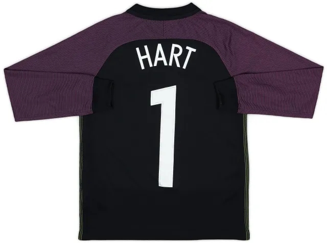 Nike 2016-18 England GK Shirt Hart #1 - 8/10 - (M.Boys)