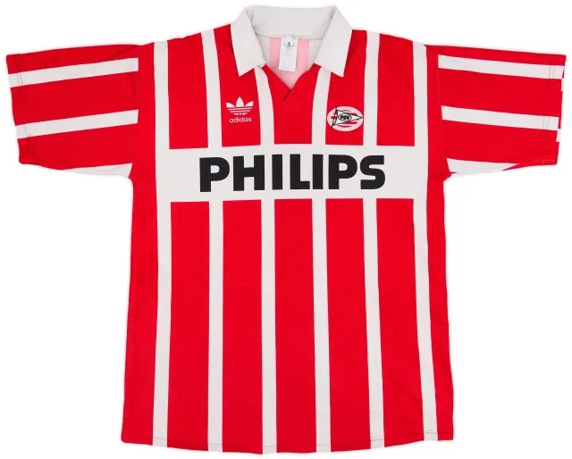 adidas 1990-92 PSV Home Shirt #9 (Romario) - 6/10 - (XL)