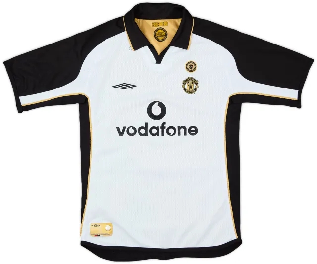 Umbro 2001-02 Manchester United Centenary Away/Third Shirt - 8/10 - (M.Boys)