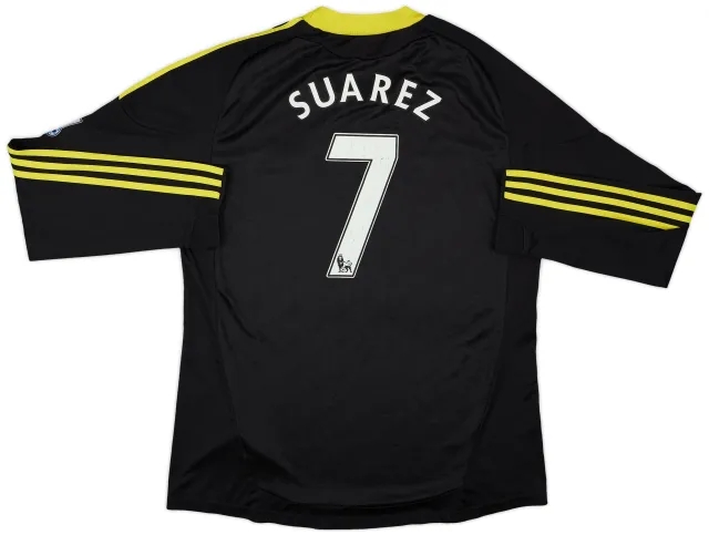 adidas 2010-11 Liverpool Third L/S Shirt Suarez #9 - 5/10 - (XL)