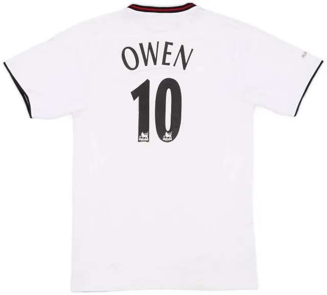 Reebok 2003-04 Liverpool Away Shirt Owen #10 - 6/10 - (Y)