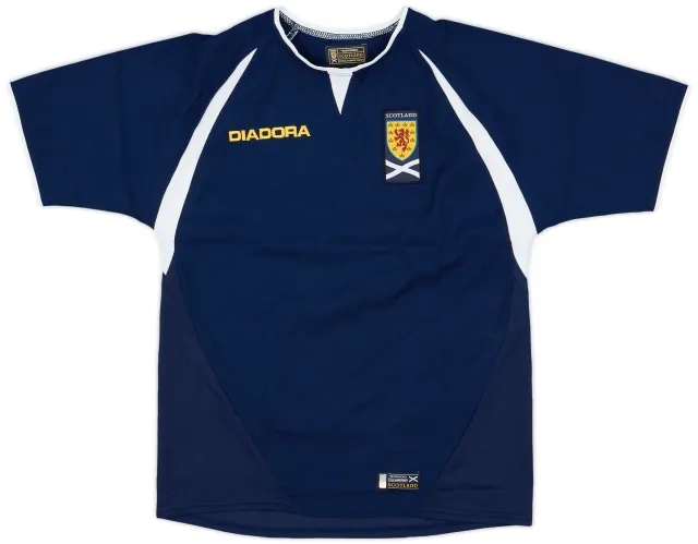 Diadora 2003-05 Scotland Home Shirt - 9/10 - (L.Boys)