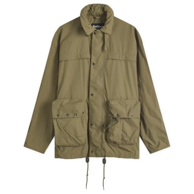 Barbour Men's Heritage+ Modified Durham Showerproof Jacket Burnt Olive