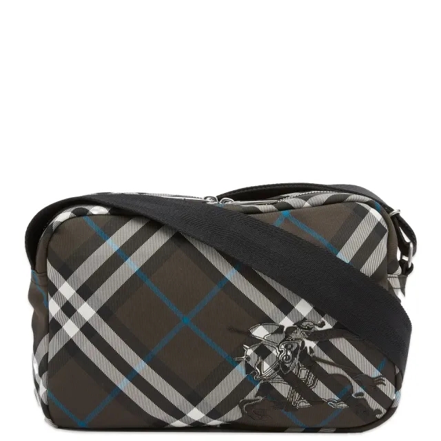 Burberry Men's Essential Check Cross Body Bag Snug
