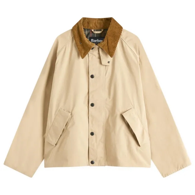 Barbour Men's OS Transporter Casual Jacket Stone