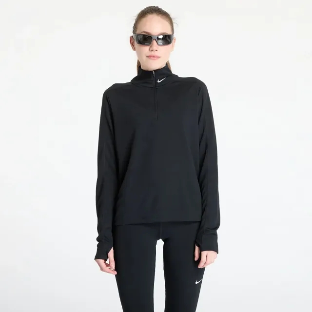 T-Shirt Nike Pacer Women's Dri-Fit 1/4-Zip Running Top Black Xl