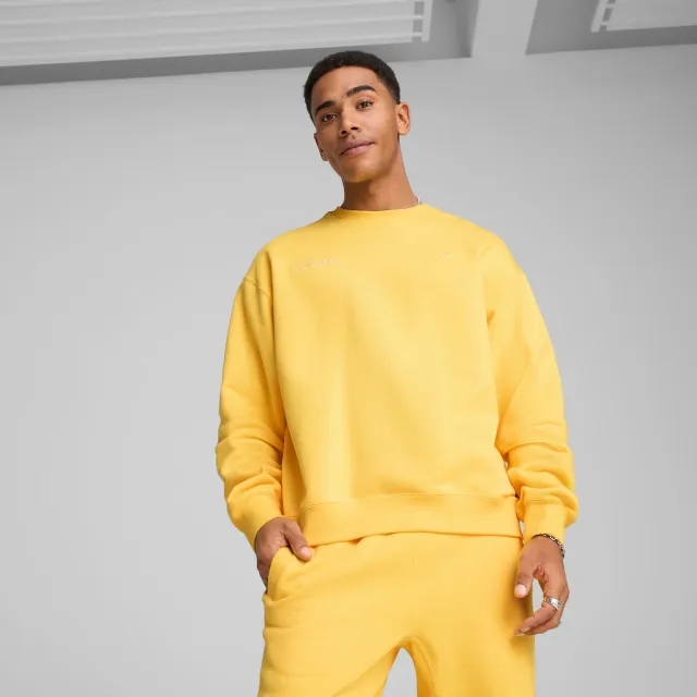 PUMA MMQ Graphic Crew Shirt Men, Sunny Yellow