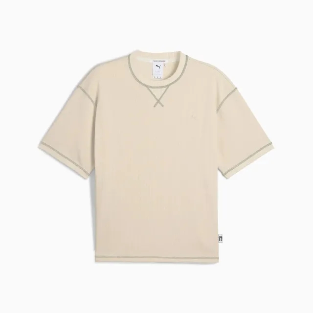 PUMA MMQ Rib T-Shirt Men, Alpine Snow