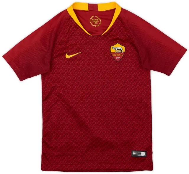 Nike 2018-19 Roma Home Shirt - 10/10 - (S.Boys)