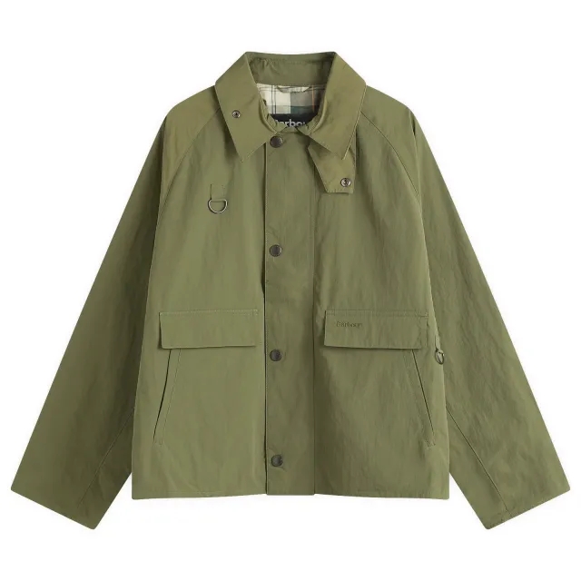 Barbour Men's OS Spey Lightweight Showerproof Jacket Fern