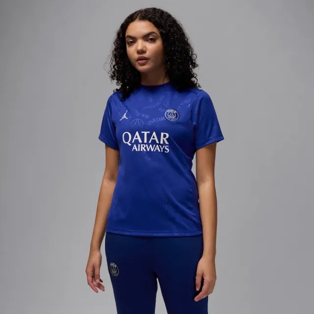 Nike Jordan PSG x Jordan Fourth Pre Match Top - Blue - Womens