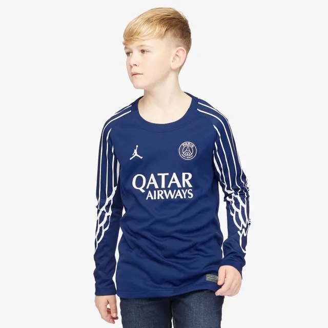 Nike Jordan Jordan x Paris Saint Germain 24 25 Kids Dri FIT Stadium LS Fourth Shirt