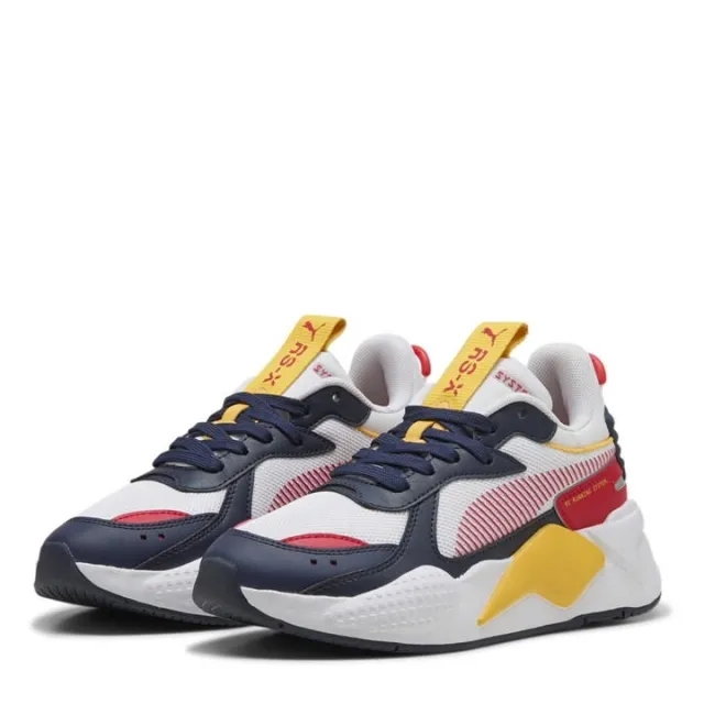 PUMA RS-X Youth Sneakers, White/Archive Green