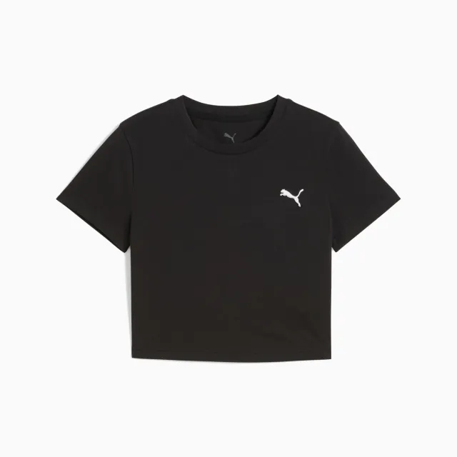 PUMA Wardrobe Essentials Baby T-Shirt Youth, Black