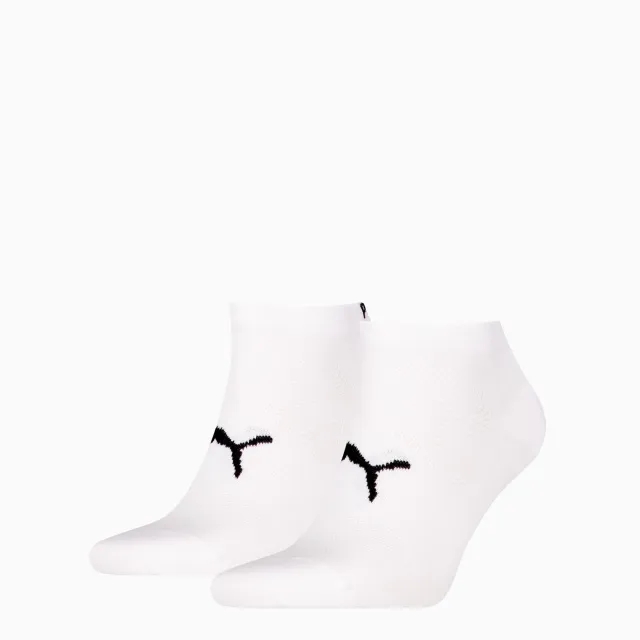 PUMA Unisex Sneaker Socks 2 Pack, White